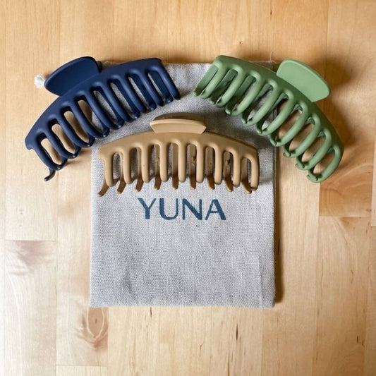 Clamp Hair Clips from above