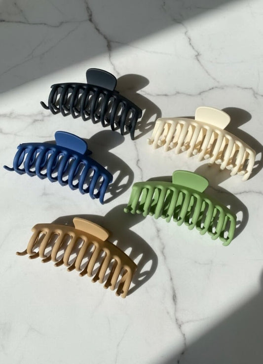 Form Clamp hair clip – clamp hair clips minimalist sculptural design